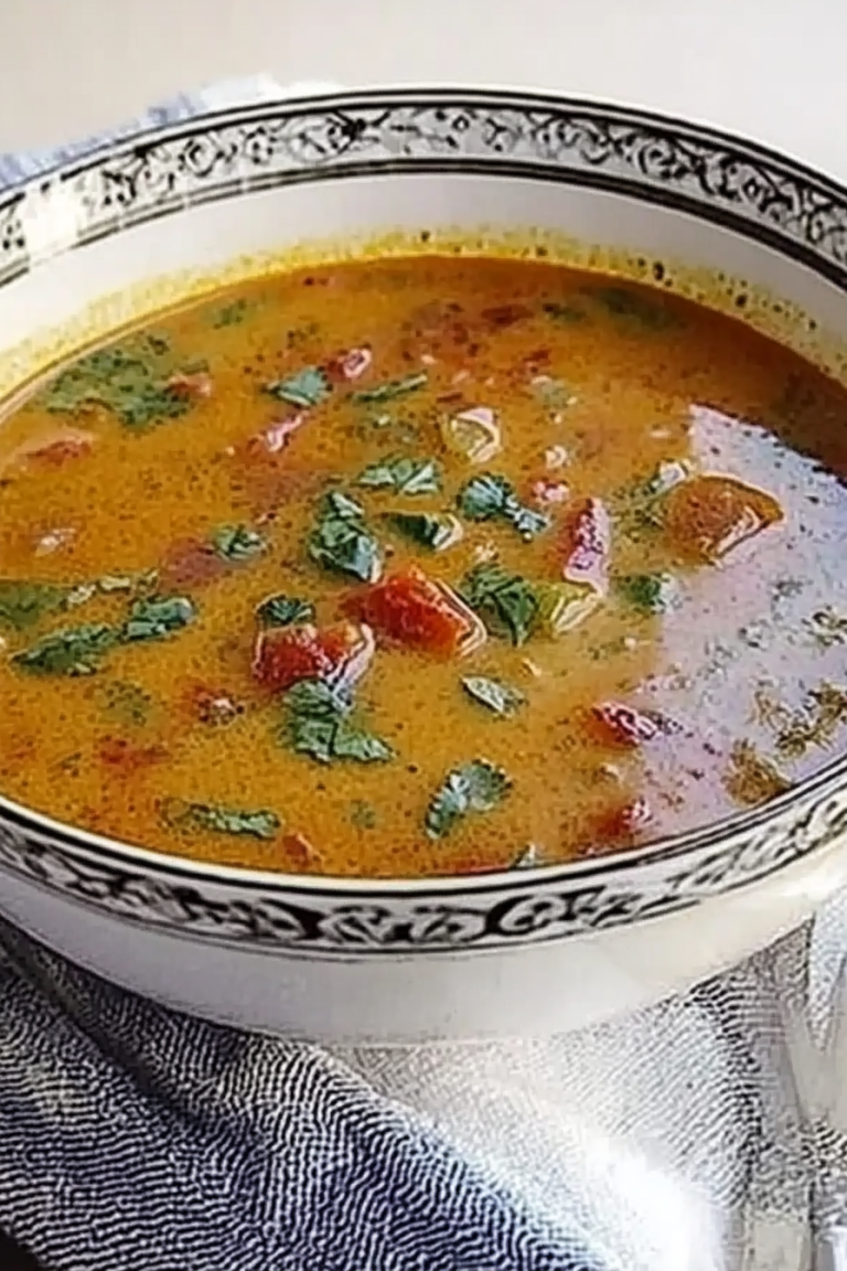 Rode Curry Kokossoep