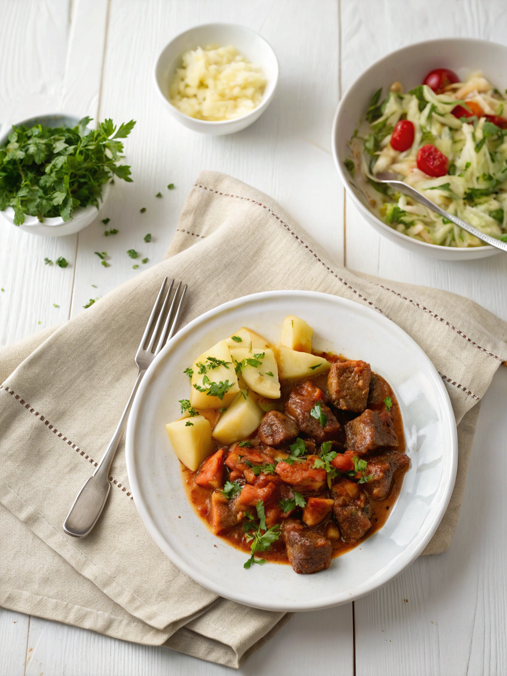 Schaschliktopf Recepten serving suggestion