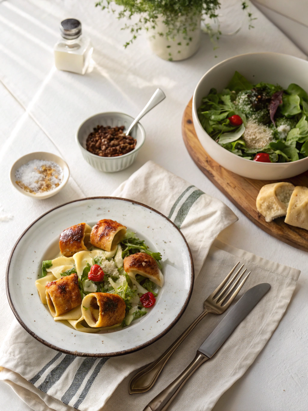 Schokohörnchen vers houden serving suggestion