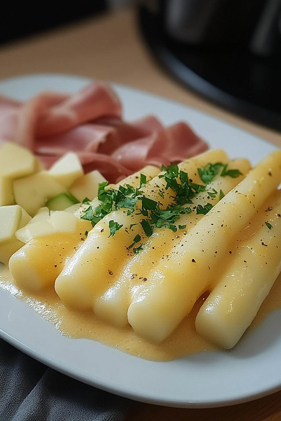 Spargel uit de oven Final Dish Presentation