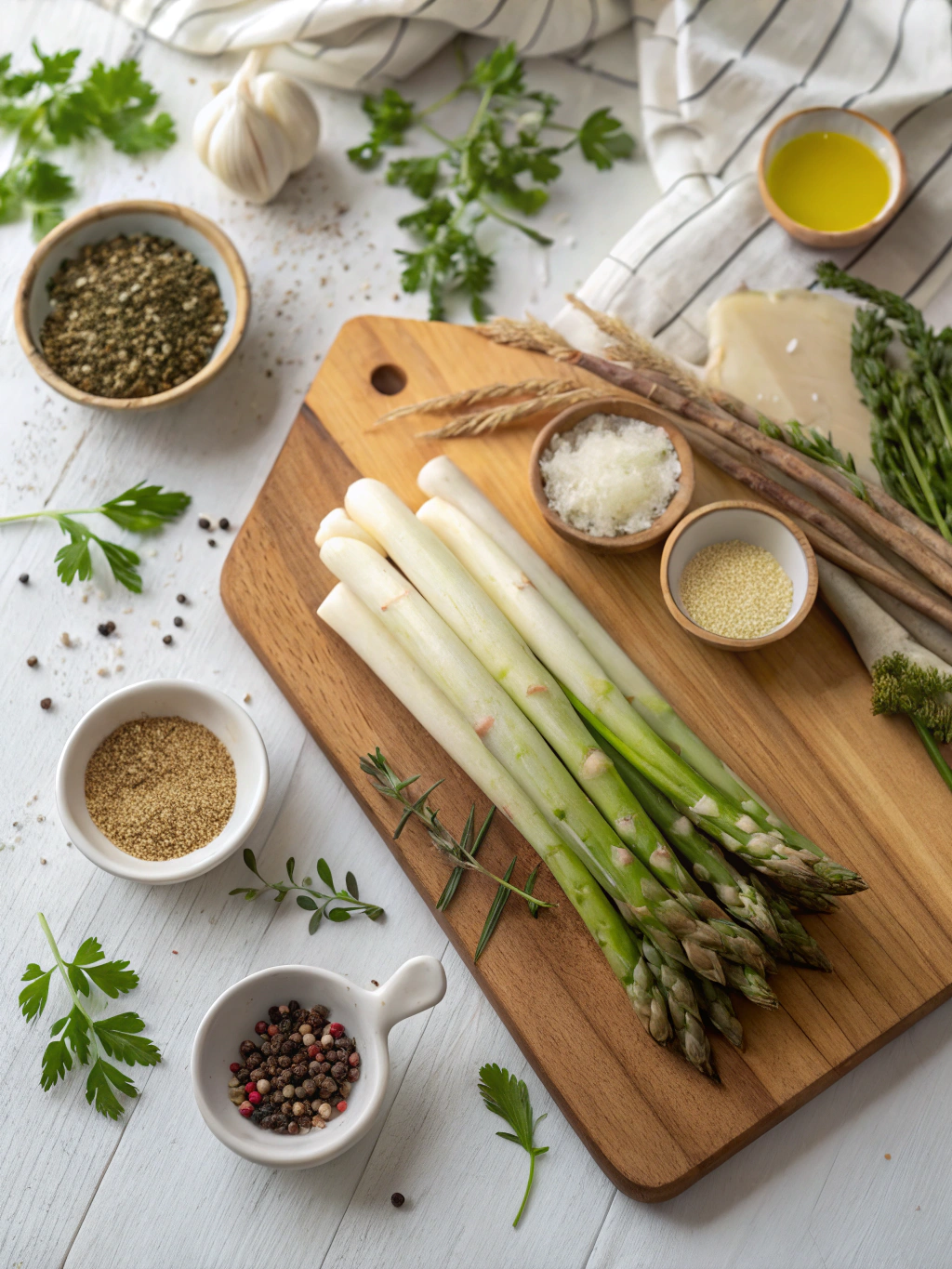 Spargel uit de oven ingredients