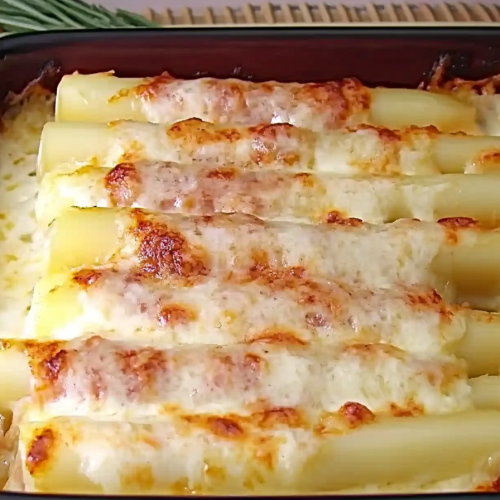 Spargelauflauf recept