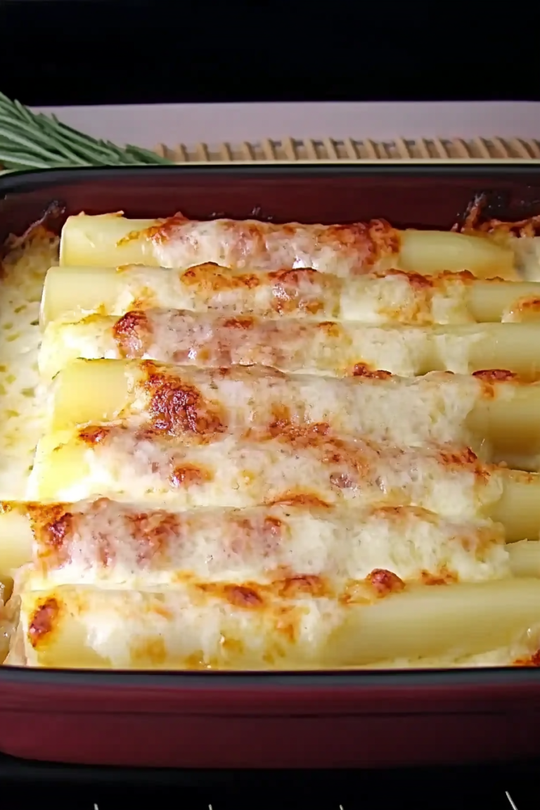 Spargelauflauf recept