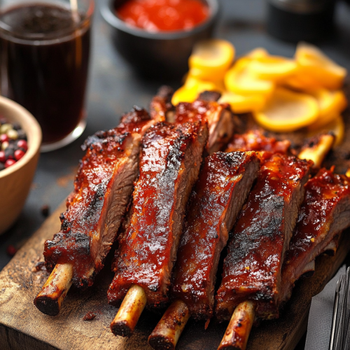 Spicy Barbecued Ribs