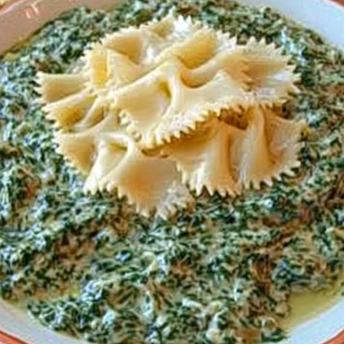 Spinazie Frischkäse Saus