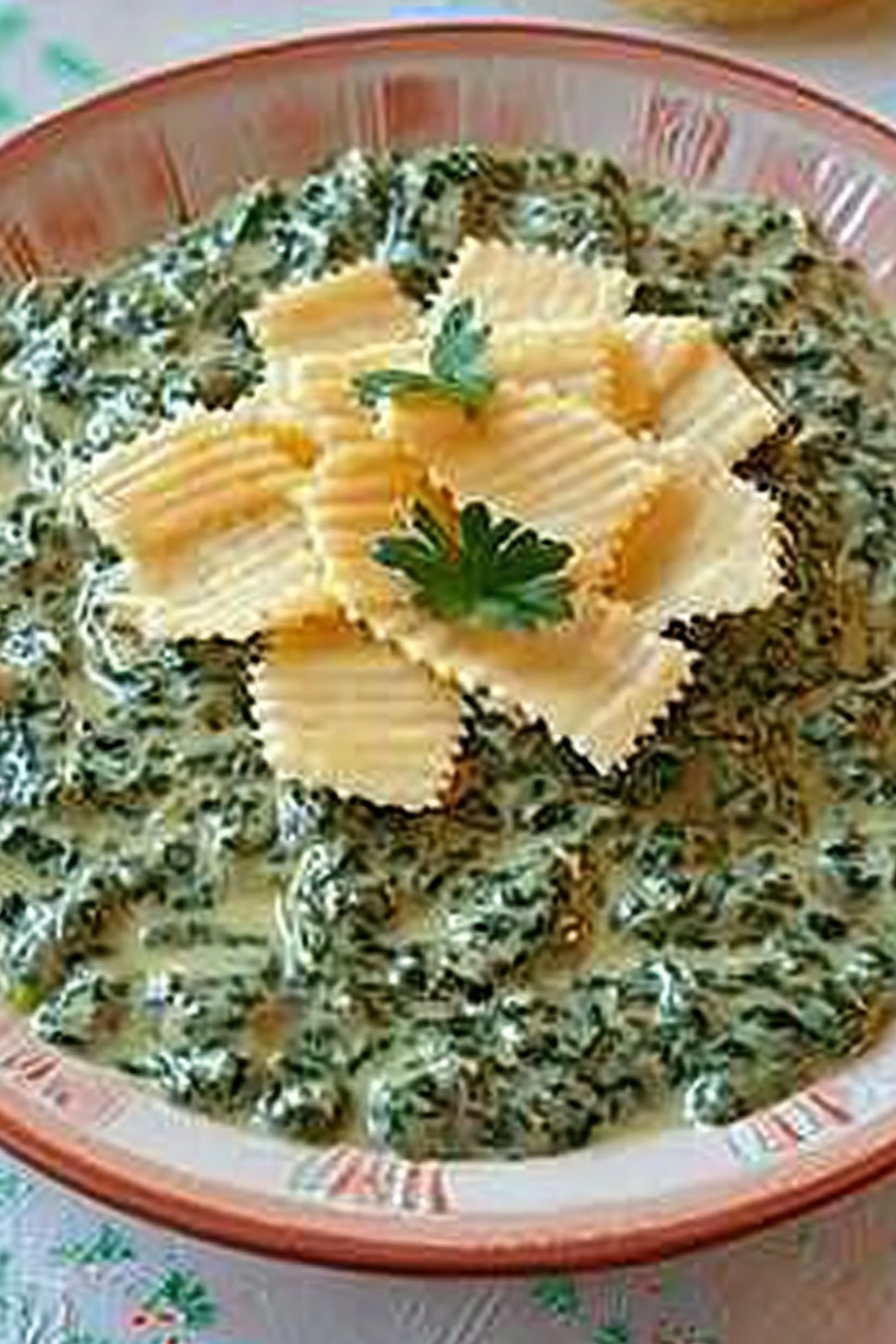 Spinazie Frischkäse Saus Final Dish Presentation