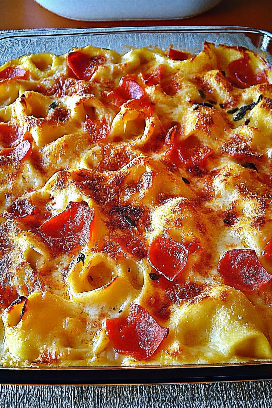 Tortelliniauflauf Recept Final Dish Presentation