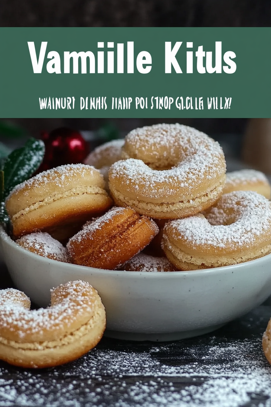 Vanillekipferl recepten Final Dish Presentation