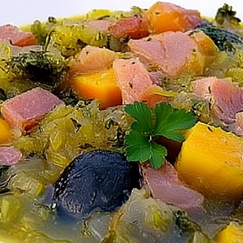 Wirsingeintopf Kasseler