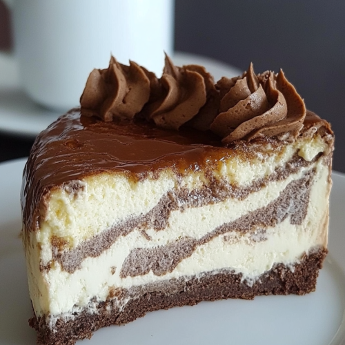 Zebra Cheesecake maken