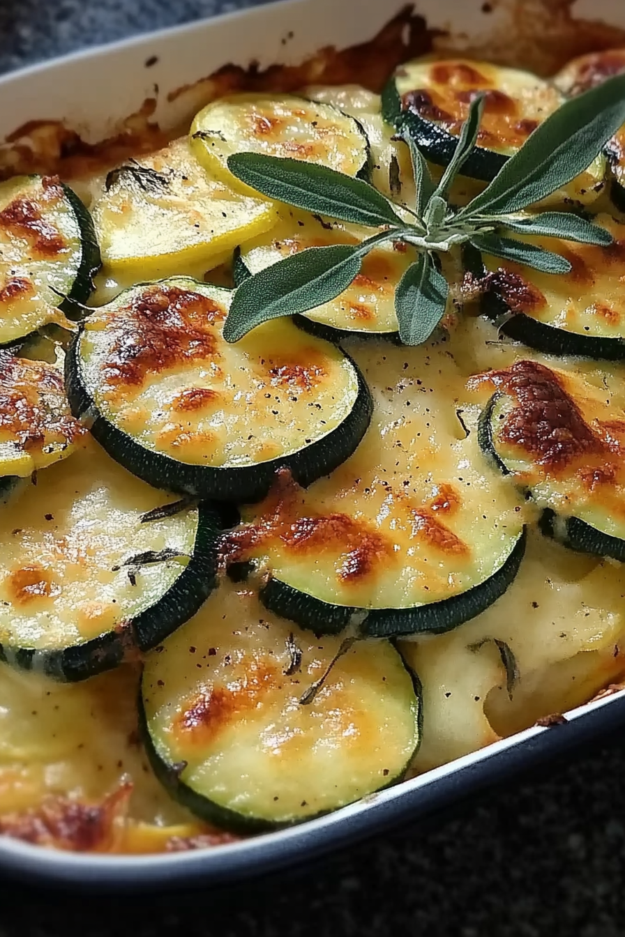 Zucchini-Kartoffel-Auflauf Final Dish Presentation