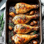 gebakken kippendijen