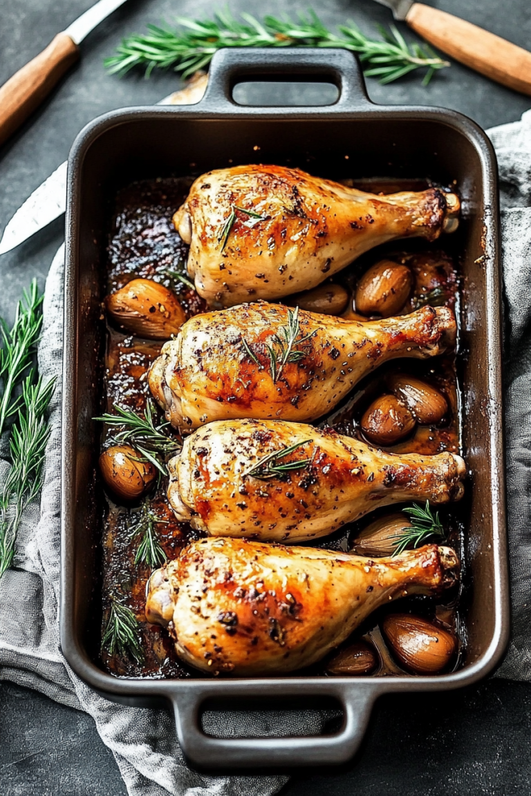 gebakken kippendijen