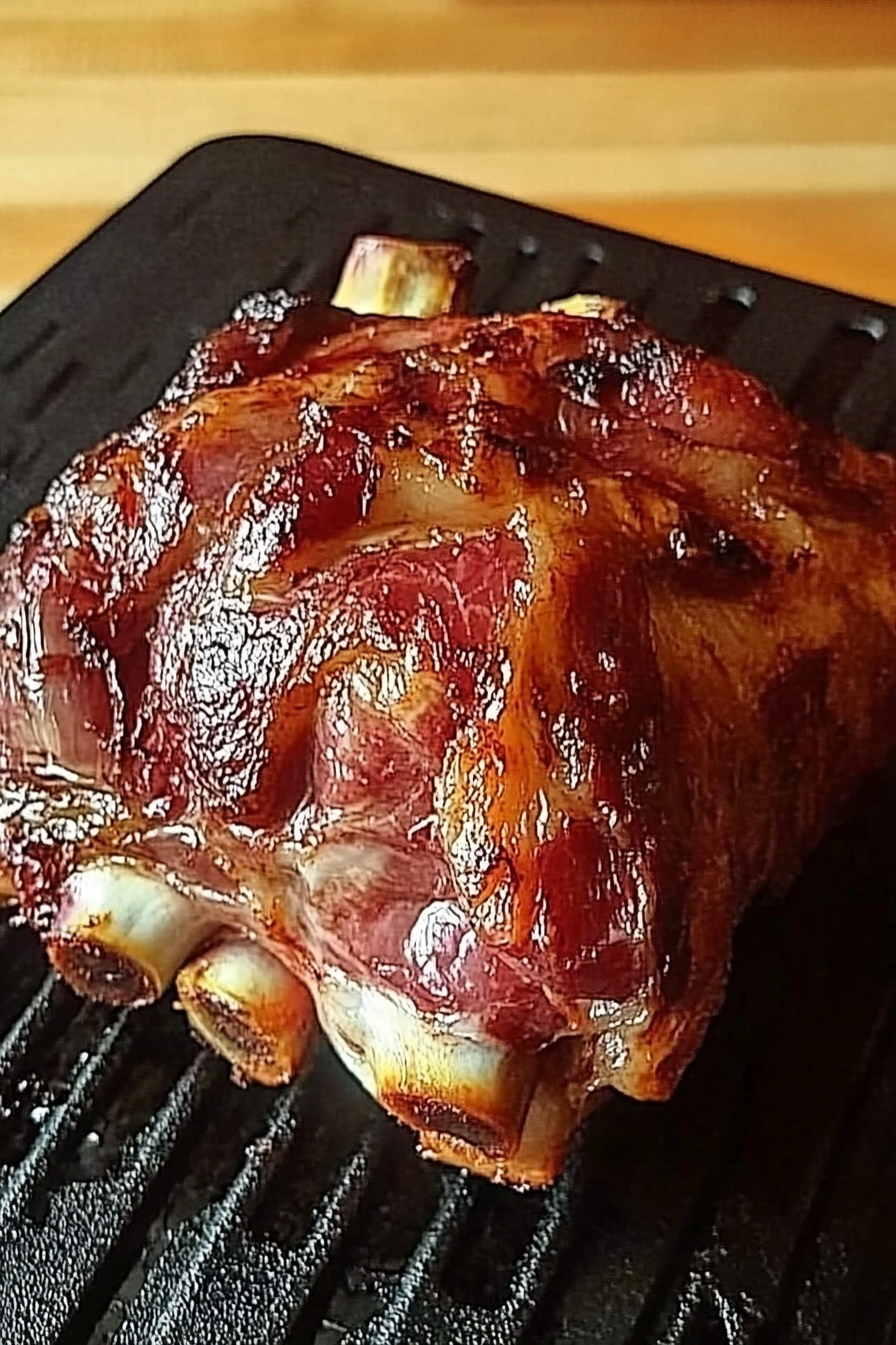 gebratene schweinshaxen Final Dish Presentation