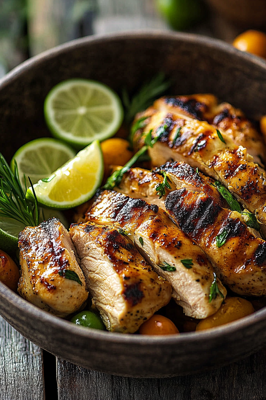 jerk chicken recept Final Dish Presentation