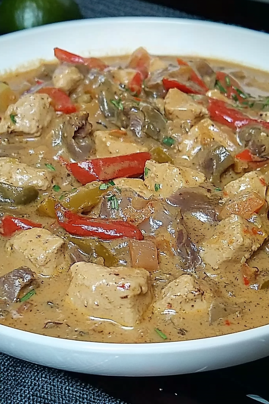 kip stroganoff recept Final Dish Presentation