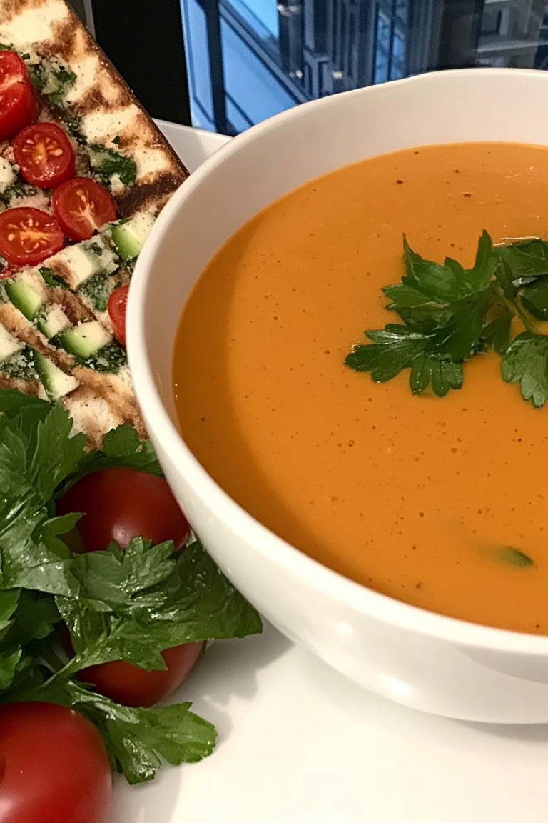 tomatensuppe met kokosmelch