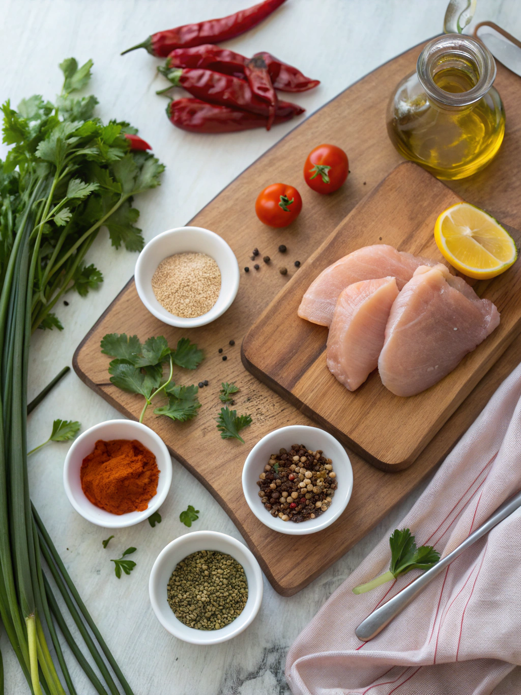 zoetzure kip maken ingredients